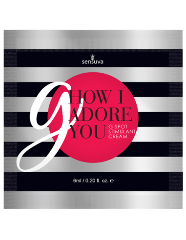 SENSUVA G, HOW I ADORE YOU CREMA PARA MEJORAR EL PUNTO G 6 ML