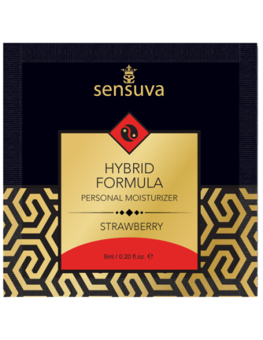 SENSUVA CREMA HIDRATANTE PERSONAL HÍBRIDA FRESA 6 ML