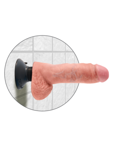 KING COCK POLLA VIBRADORA DE 8 PULGADAS CON...