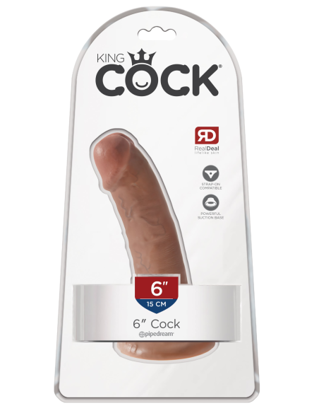 KING COCK 6 PULGADAS COCK TAN