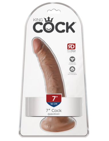 KING COCK 7 PULGADAS COCK TAN