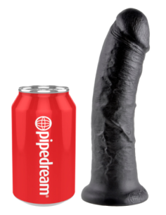 KING COCK 8 PULGADAS POLLA NEGRA