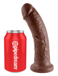 KING COCK 8 INCH COCK BROWN
