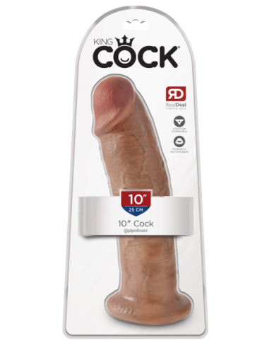 KING COCK 10 PULGADAS POLLA BRONCEADA