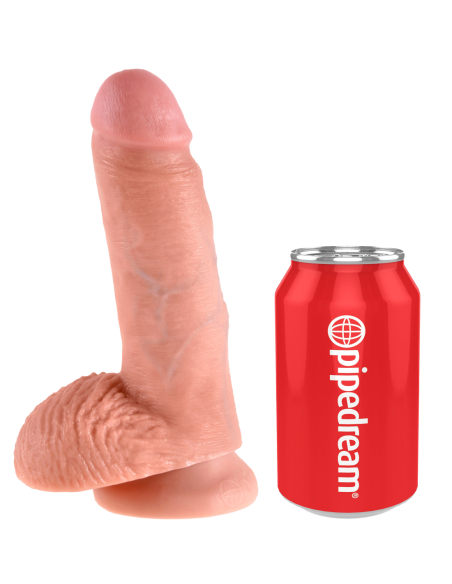 KING COCK 7 INCH COCK WITH BALLS LIGHT