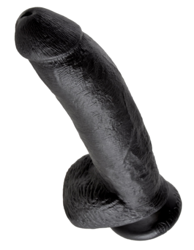 KING COCK 9 INCH COCK WITH BALLS BLACK