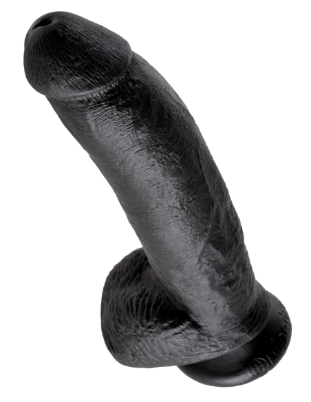 KING COCK 9 INCH COCK WITH BALLS BLACK