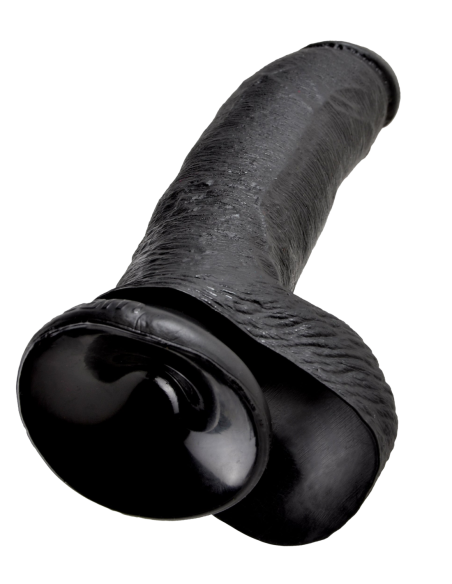 KING COCK 9 INCH COCK WITH BALLS BLACK