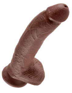 KING COCK 9 INCH COCK WITH BALLS BROWN 2