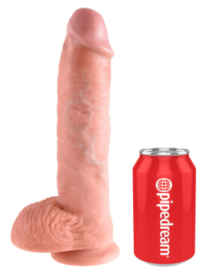 KING COCK 10 INCH COCK WITH BALLS LIGHT