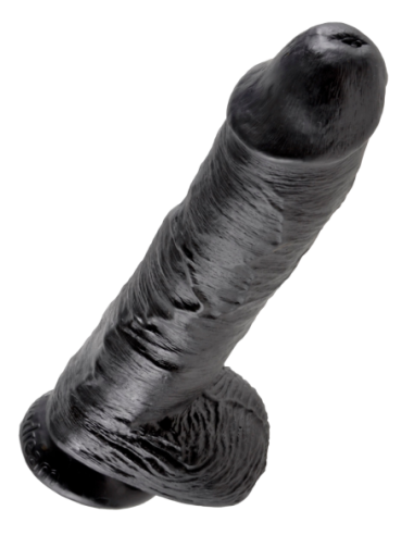 KING COCK 10 INCH COCK WITH BALLS BLACK