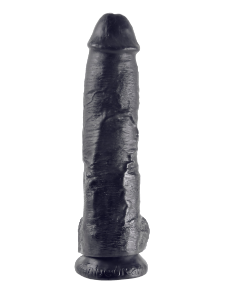 KING COCK 10 INCH COCK WITH BALLS BLACK
