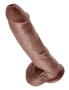 KING COCK 10 INCH COCK WITH BALLS BROWN 2