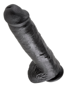 KING COCK POLLA DE 11 PULGADAS CON BOLAS NEGRO 2