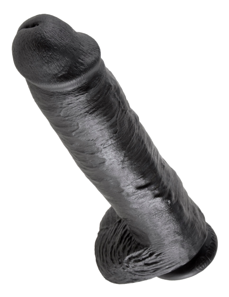 KING COCK 11 INCH COCK WITH BALLS BLACK