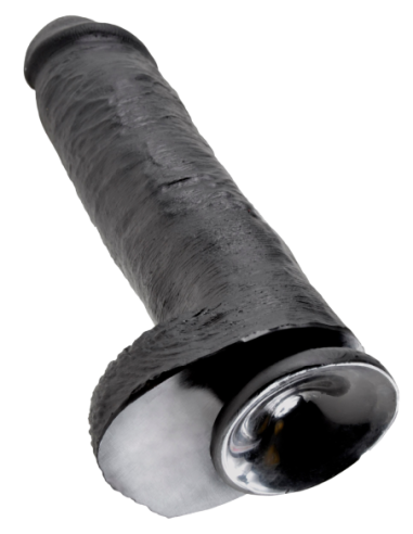 KING COCK 11 INCH COCK WITH BALLS BLACK