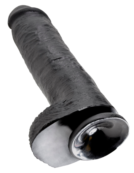 KING COCK 11 INCH COCK WITH BALLS BLACK