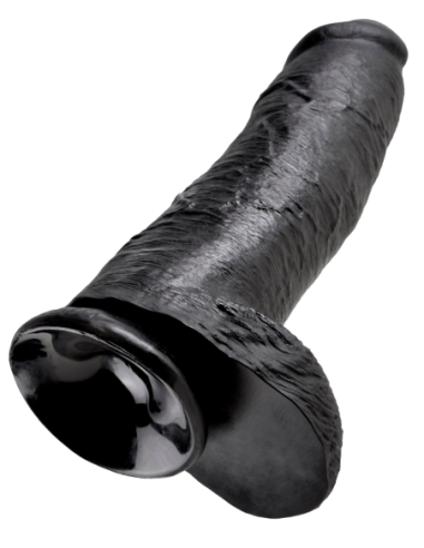 KING COCK 12 INCH COCK WITH BALLS BLACK