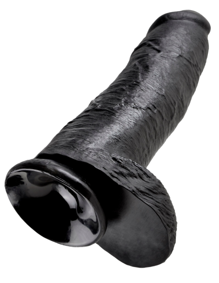 KING COCK 12 INCH COCK WITH BALLS BLACK