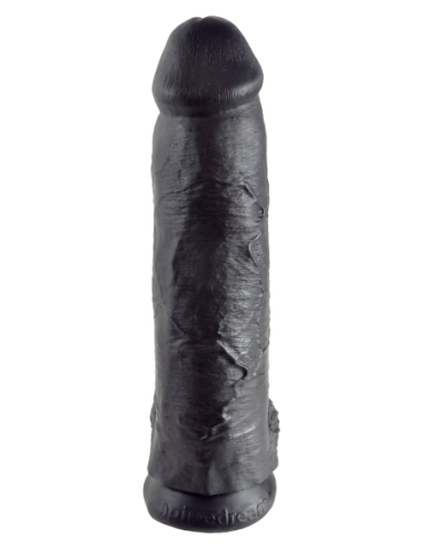KING COCK 12 INCH COCK WITH BALLS BLACK