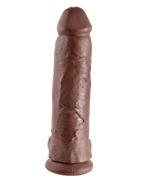 KING COCK 12 INCH COCK WITH BALLS BROWN