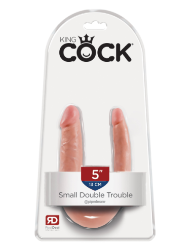 KING COCK PEQUEÑO DOBLE LUZ DE PROBLEMA