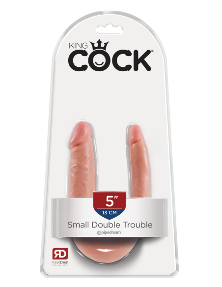 KING COCK PEQUEÑO DOBLE LUZ DE PROBLEMA