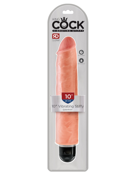 KING COCK 10 INCH VIBRATING STIFFY LIGHT