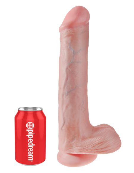 KING COCK POLLA DE 13 PULGADAS CON BOLAS LIGERAS