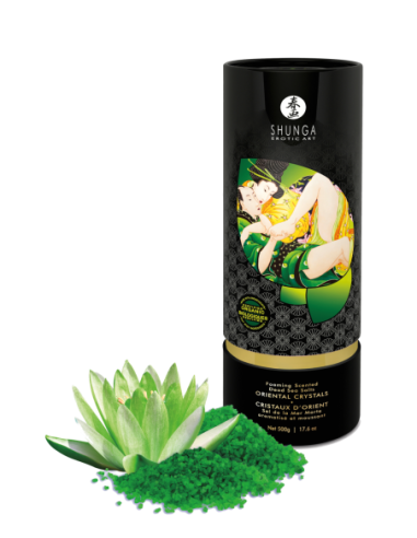 SAL DE BAÑO CRISTALES ORIENTALES FLOR DE LOTO...