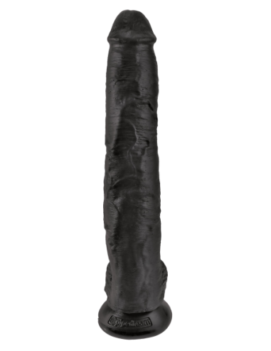 KING COCK 14 INCH COCK WITH BALLS BLACK