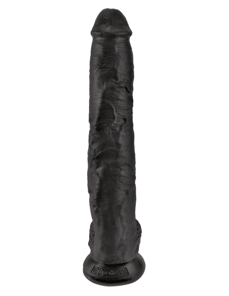 KING COCK POLLA DE 14 PULGADAS CON BOLAS NEGRO