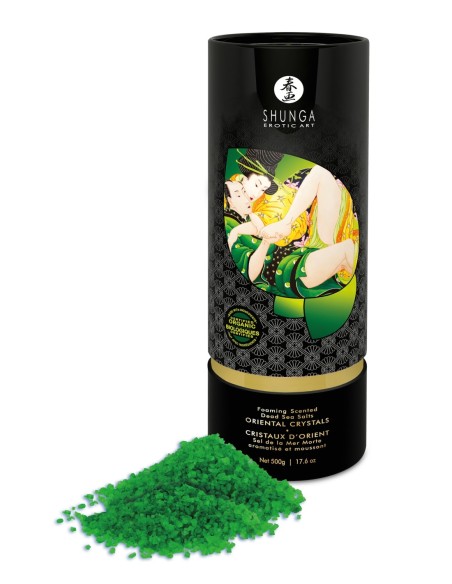 SAL DE BAÑO CRISTALES ORIENTALES FLOR DE LOTO 500 GR