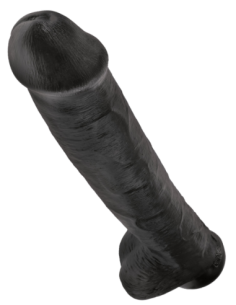 KING COCK POLLA DE 15 PULGADAS CON BOLAS NEGRO 2