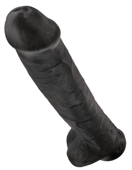 KING COCK POLLA DE 15 PULGADAS CON BOLAS NEGRO