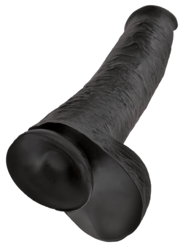 KING COCK 15 INCH COCK WITH BALLS BLACK