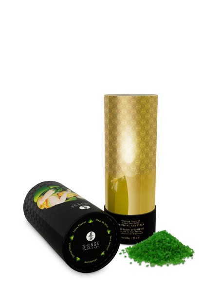 SAL DE BAÑO CRISTALES ORIENTALES FLOR DE LOTO 500 GR