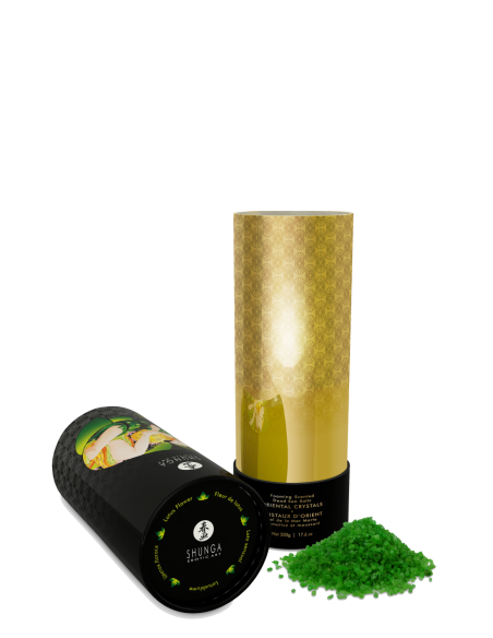 SAL DE BAÑO CRISTALES ORIENTALES FLOR DE LOTO 500 GR