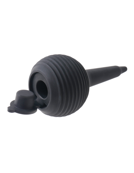 KING COCK 9 PULGADAS POLLA CHORREADORA CON BOLAS MARRÓN