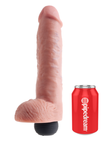 KING COCK 11 INCH SQUIRTING COCK WITH BALLS LIGHT