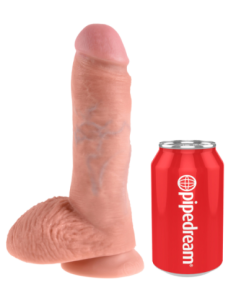 KING COCK 8 INCH COCK WITH BALLS LIGHT