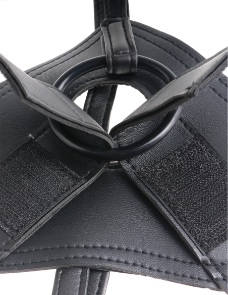 KING COCK STRAP ON HARNESS WITH 8 INCH COCK LIGHT