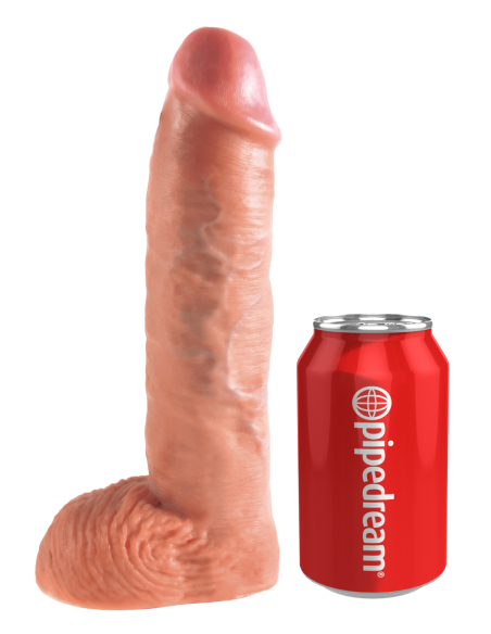 KING COCK 10 INCH HOLLOW STRAP ON SUSPENDER SYSTEM LIGHT