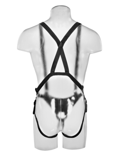 KING COCK 12 INCH HOLLOW STRAP ON SUSPENDER...