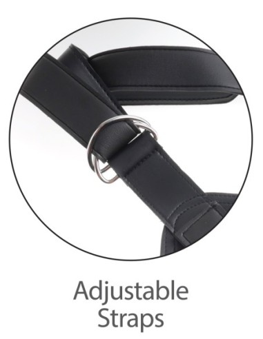 KING COCK DE 7 PULGADAS SIN CORTAR CON ARNÉS...