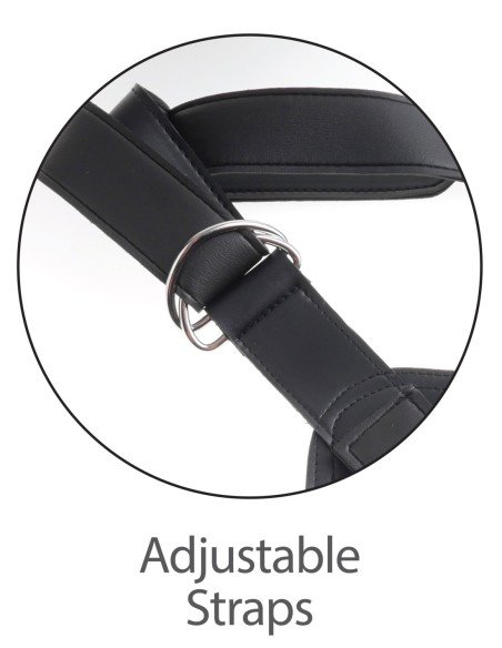 KING COCK DE 7 PULGADAS SIN CORTAR CON ARNÉS LUZ DE ARNÉS