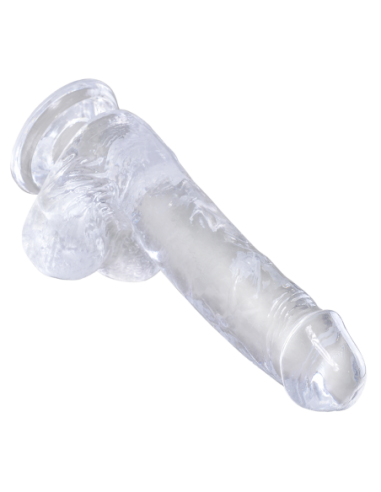 KING COCK CLEAR 6 INCH COCK WITH BALLS CLEAR