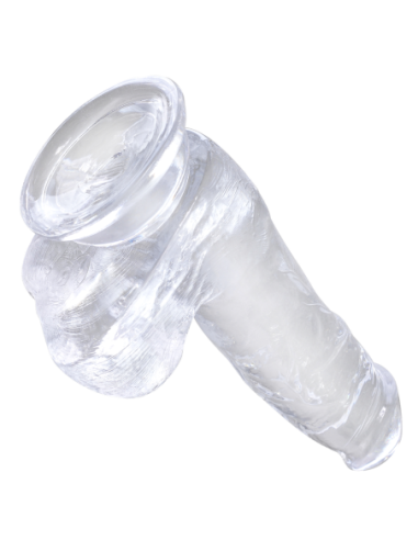 KING COCK CLEAR 6 INCH COCK WITH BALLS CLEAR