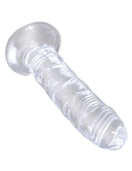 KING COCK CLEAR 6 INCH CLEAR