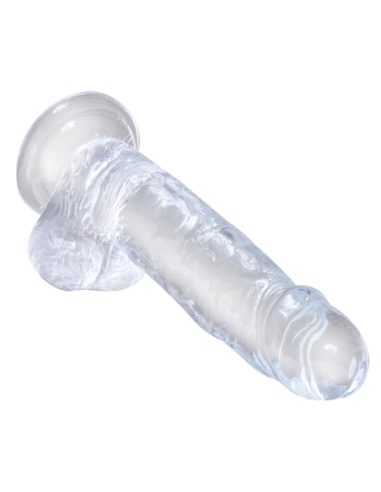 KING COCK CLEAR 7 INCH COCK WITH BALLS CLEAR